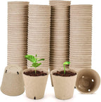 Peat Pot, 126 Packs 3.15 Inch Seed Starting Pots by YESIACE