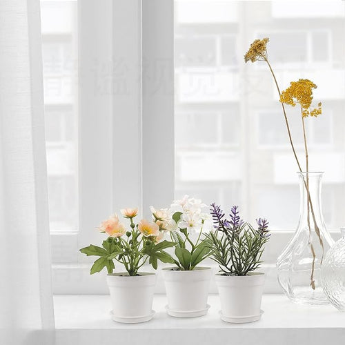 28 Pack 4 inch Small Plant Pots, Plastic Planters - Image 2