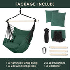 Highwild Hammock Chair Hanging Rope Swing - Image 7