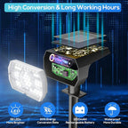 NYMPHY Solar Lights Outdoor Waterproof IP68, 56 LED 3 Lighting Modes Solar - Image 2