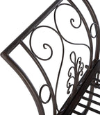 Safavieh PAT5016B Outdoor Collection Adina Rustic Brown Wrought Iron 51-inch - Image 8