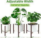 Aripark Plant Stand Indoor Adjustable, Metal Modern Plant Stands, Small Heavy - Image 3