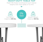 Best Choice Products 32in Bar Height Folding Table, Round Indoor Outdoor - Image 3