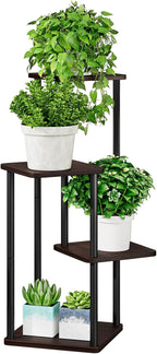 AZERPIAN Plant Stand 4 Tier Indoor Metal Flower Shelf by AZERPIAN