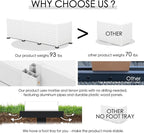 Kozyard 50" W x 48" H Outdoor Privacy Screens Aluminum Post, Air Conditioner - Image 9