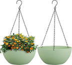 10 inch Hanging Planters for Outdoor Indoor Plants by WSMKSZ