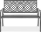 Best Choice Products Outdoor Bench 2-Person Metal Steel Benches Furniture by BestChoiceProducts
