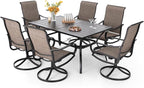 PHI VILLA 7 Piece Patio Dining Set - Image 8