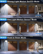 Solar Lights for Outside, 172LED 3Modes Split Motion Sensor Outdoor Lights - Image 6