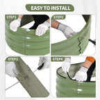 Galvanized Raised Garden Bed Outdoor- Raised Beds - Image 5