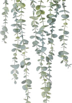 COCOBOO 1pcs Artificial Hanging Plants, Fake Potted Eucalyptus Faux Hanging - Image 3