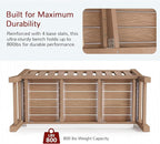 Stoog Outdoor Benches Set of 2, 2-Person Poly Lumber Garden Bench - Image 5