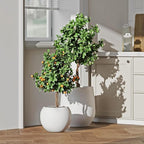 10 H x 14" Dia Round Fiberstone Planter - Image 4