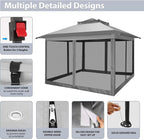 COBIZI 11x11 Pop Up Gazebo One-Push Canopy Tent, Carpas Para Patio, Outdoor - Image 8