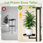 iDavosic.ly 3 Tier Plant Stand Indoor Outdoor, Tiered Corner Multiple Flower - Image 5