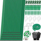 Lezmarket 80 Pack Garden Stakes, Plant Support Stakes, DIY 4ft 5ft 6ft 7ft by Lezmarket