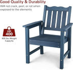 Stoog 4-Piece Patio Furniture Set, All-Weather HIPS Outdoor Dining Set - Image 5