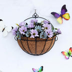 Tosnail 2 Pack Metal Wall Hanging Planter Basket - Image 5