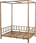 Scott Living Outdoor Acacia Wood Daybed - Image 7