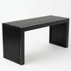 Bamboo Natural 36 inch Wooden Bench, Small Wood Benches by SWEVEN