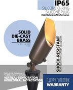 MALORY Brass Landscape Spotlight 1-Pack - Image 3
