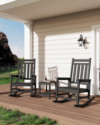 GarveeLife Adirondack Outdoor Side Table 18 x 15 in, HDPE 2-Tier Patio Side - Image 2