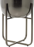 Deco 79 Metal Round Planter - Image 4