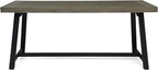 Christopher Knight Home Toby Outdoor Acacia Wood Dining Table, Sandblast Gray by ChristopherKnightHome