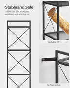 SONGMICS 4-Tier Metal Storage Rack, Shelving Unit - Image 4