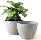 LA JOLIE MUSE Flower Pots Outdoor Garden Planters, Indoor Plant Pots by LaJol%C3%ADeMuse
