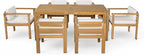 Merax 7-Piece Patio Dining Table Set, Outdoor Furniture Set - Image 9