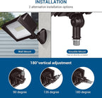DEWENWILS 65W Flood Lights Outdoor, 6670 LM Super Bright IP65 Waterproof - Image 3