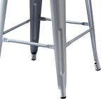 AC Pacific 30” Metal Barstool Set of 2 – Country Rustic Style - Image 5