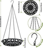 Enhon 3 Pack Plant Hanger, 12 Inch Metal Hanging Planter - Image 4