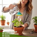 4 Pcs Plant Watering Globes Self Watering Planter Insert Glass Water Bulbs - Image 2