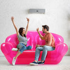 Kigley Inflatable Chair Blow Up Couches Transparent Inflatable Sofa Seat Yard - Image 6