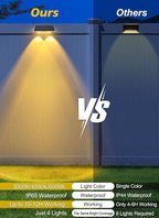 Solar Fence Lights Outdoor - Image 6