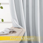 NICETOWN Patio Door Curtain Vertical Blinds, Grommet Top Room Divider Curtain - Image 4