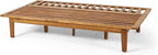 Christopher Knight Home Jill Daybed, Teak + Beige - Image 3