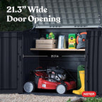 Keter Store-It-Out Prime 4.3 x 3.7 ft. Outdoor Resin Storage Shed - Image 10