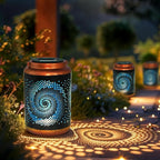 Solar Lanterns Outdoor Hanging Lantern Metal Waterproof LED Lantern - Image 6