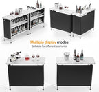 VINGLI 43" Portable Bar Table - Image 6