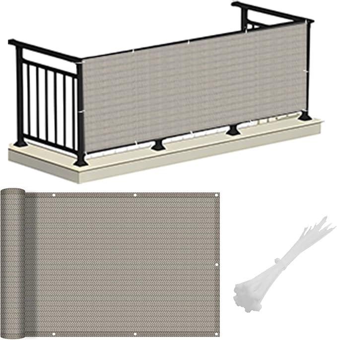 LOVE STORY Balcony Privacy Screen, UV Protection and Weather-Resistant by LOVESTORY