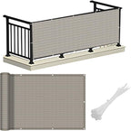 LOVE STORY Balcony Privacy Screen, UV Protection and Weather-Resistant by LOVESTORY