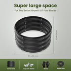 ZXZYHFTY Round Galvanized Raised Garden Bed kit, Round Large Metal Raised - Image 5