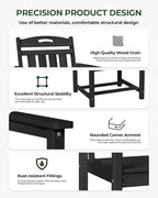 Set of 2 Weatherproof Patio Chairs - Image 6