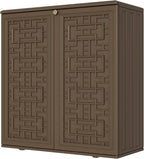 Storage Box Outdoor Caninet, Resin Indoor Storage Box Waterproof Outdoor by Mrosaa