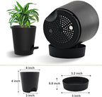 Self Watering Pots, 4 inch Flower Pots - Image 2