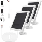 Solar Panel Outdoor for Ring Cameras Spotlight Cam Plus/Pro Stick Up Cam/Pro by Fehuatenda
