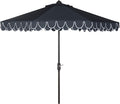 SAFAVIEH 9ft Outdoor Patio Umbrella, Auto Crank Tilt, UV Resistant by SAFAVIEH